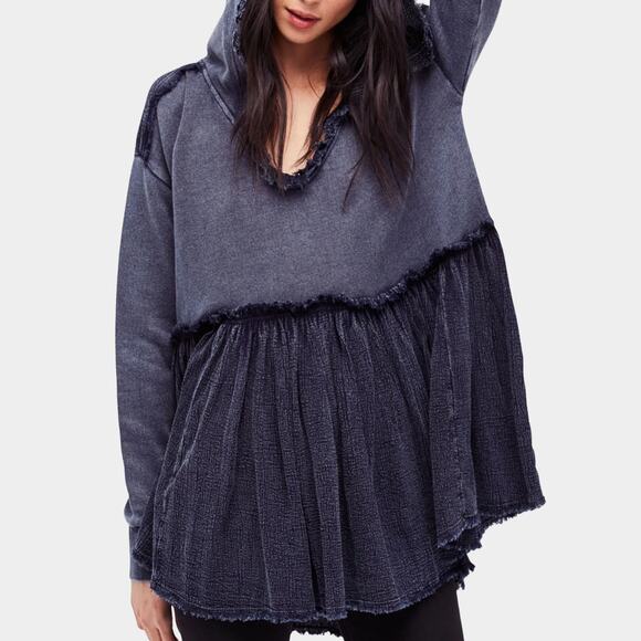 Free People Tops - Free People Summer Dreams Hooded Sweatshirt